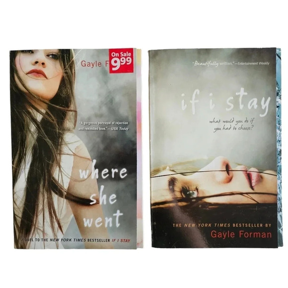If I Stay Books Set Of 2 Gayle Forman - Picture 1 of 5